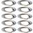 Paulmann 93399 LED Brushed Iron Ceiling Flush Light ∅ 9cm 10pcs