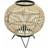 Dkd Home Decor Black Brown Bamboo Bordslampa