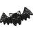 Folieballon Glitrende Flagermus Halloween 109 cm