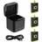 Telesin Box tre-kanals oplader 3 batterier til GoPro Hero 10 9 (GP-BNC-902-B)