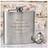 The Personalised Memento Company Personalised Stainless Steel Hip Flask Hip Flask