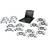 IOGEAR GCL1916KIT 16-Port LCD KVM Switch