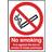 Signs & Labels Safety Sign 297x210mm No Smoking SR72082