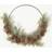 Homescapes Pinecone & Green Fir Wire Christmas Wreath Decoration