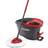 O-Cedar Easywring Spin Mop and Bucket System Gray/Red