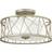 Elstead Lighting Nest Loftlampe Med Struktur I Bladsølv Loftplafond