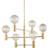 Italux Modern White/Chrome Pendant Lamp 62cm