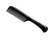 Acca Kappa Professional Rake Comb Styler 7230 Black