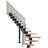 Dolle Dubai Kvartsvingstrappe Classic III 204-252 cm