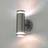 Lindby Tiberus stainless steel Wall light