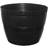 Whitefurze Plant Pot With Saucers BLACK 50cm Garden Flower
