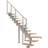 Dolle Dubai Kvartsvingstrappe Pearl Grey 90-11 204-252 cm