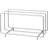 Maje Mixrack White Shoe Rack 56x29.3cm