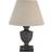 Hill Interiors Incia Urn Wooden Table Lamp