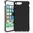 ItSkins SPECTRUM SOLID cover til iPhone 8 Plus 7 Plus 6s Plus 6 Plus Sort