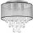 Homcom Modern Ceiling Flush Light ∅ 40cm