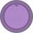 Remo Powerstroke P3 Colortone Purple Bass Drum Head 22 In