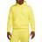 Nike Sportswear Club Fleece Pullover Hoodie - Yellow Strike/White