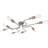 Endon Crossland Grove Halla Ceiling Flush Light