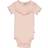 Wheat Rib Ruffle S/S Body - Powder