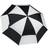 Bag Boy Wind Vent 62'' Umbrella, Black/White