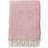 Klippan Yllefabrik Knut Uld Plaid Blankets Pink (200x130cm)