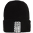 Rains Fleece Beanie - Black