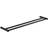 Saniscan Håndklædestang Dobbelt 60 x 12 cm Mat Sort