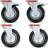 vidaXL 12 pcs Swivel Casters 200 mm