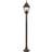 Rosalind Wheeler Cavedon Gold/Black Lamp Post 120cm