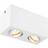 SLV Triledo Square Double White Ceiling Flush Light 16.2cm