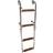 Seatec Rustfri Badestige med Teak Trin--2,2