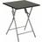 Hespéride Folding Table HespÃ©ride Steel Black/Grey (60 x 60 x 75 cm)