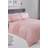 Sienna Teddy Sparkle Panel Duvet Cover Pink, Silver, Red