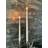 Deluxe Homeart Dinner Light White LED-ljus 28cm 2st