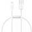Baseus Superior Series USB to Lightning cable, 2.4A, 0.25m white