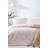 The Linen Yard Striped Duvet Cover Pink