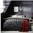 Furn Halloween Tufted Skulls Duvet Cover Black