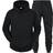 Men's Autumn 2 Piece Tracksuit - Black