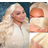 Alimoonbeam HD Body Wave Lace Frontal Wig 24 inch Blonde