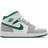 NIKE Air Jordan 1 Mid SE GS - White/Pine Green /Smoke Grey