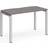 Adapt Oak, Silver single desk Writing Desk