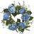 Nearly Natural 24â Blue Hydrangea Wreath
