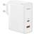 Baseus GaN5 Pro Fast Universal GaN Type C USB Charger/USB 100W PD3 .0, QC4 .0 AFC White (CCGP090202)