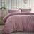 Portfolio Home Double Alaska Ribbed Fleece Duvet Cover Silver, Pink