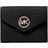 Michael Kors Carmen Medium Saffiano Leather Tri-Fold Envelope Wallet - Black