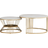 Homary Modern Coffee Table 60cm 2pcs