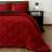 Downluxe All Seasons Bedspread Red (233.7x223.5cm)