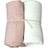 Mini Dreams Muslinfilt 2-pack 70x70cm Vit/Rosa
