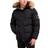 Zavetti Men's Oshawa 2.0 Puffer Parka Jacket - Black